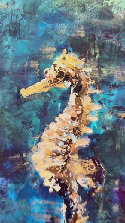 “Dancing Seahorses #2”